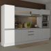 Paneleiro Armário de Cozinha 100% MDF 2 Portas Branco Smart Madesa