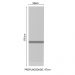 Paneleiro Armário de Cozinha 100% MDF 2 Portas Branco Smart Madesa