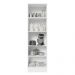 Paneleiro Armário de Cozinha 100% MDF 60 cm 2 Portas Branco/Preto Acordes Madesa