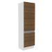 Paneleiro Armário de Cozinha 100% MDF 60 cm 2 Portas Branco/Rustic Acordes Madesa