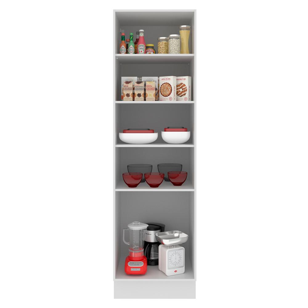 Paneleiro Armário de Cozinha 100% MDF 60 cm 2 Portas Branco/Rustic Acordes Madesa
