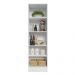 Paneleiro Armário de Cozinha 100% MDF 60 cm com Nichos Abertos Branco Acordes Madesa