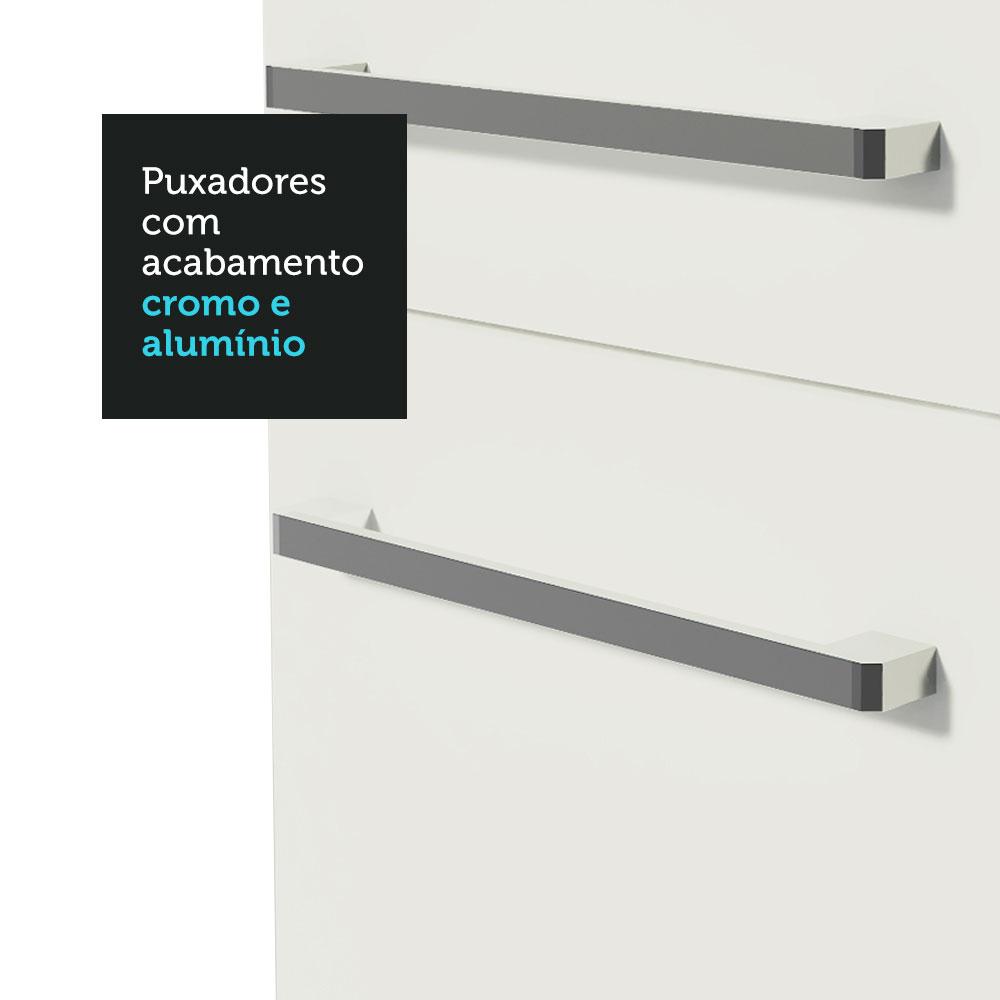 Paneleiro Armário de Cozinha 2 Portas Branco Emilly Madesa