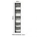 Paneleiro Armário de Cozinha 40 cm 2 Portas Suspenso Cinza Nice Madesa