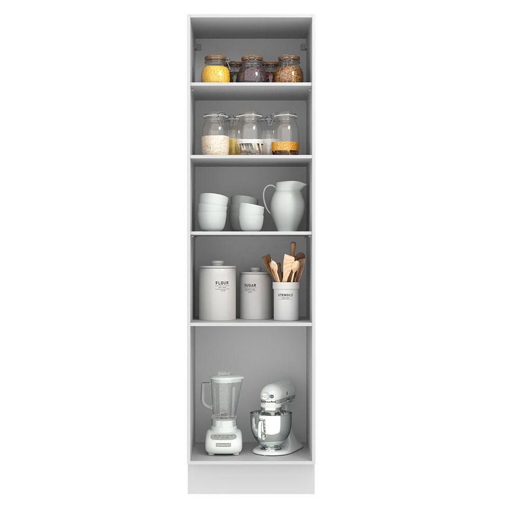 Paneleiro Armário de Cozinha 60 cm 3 Portas Branco Agata Madesa