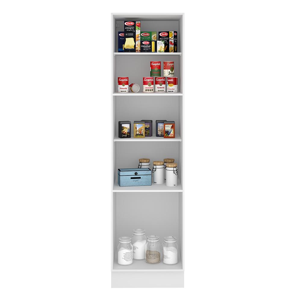 Paneleiro Armário de Cozinha 60 cm 3 Portas Branco Glamy Madesa