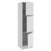 Paneleiro Armário de Cozinha 60 cm 3 Portas Branco Glamy Madesa