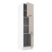 Paneleiro Armário de Cozinha 60 cm 3 Portas Branco/Crema Agata Madesa