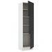 Paneleiro Armário de Cozinha 60 cm 3 Portas Branco/Preto Agata Madesa