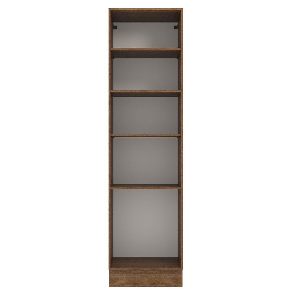 Paneleiro Armário de Cozinha 60 cm 3 Portas Rustic/Branco Agata Madesa