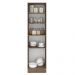 Paneleiro Armário de Cozinha 60 cm 3 Portas Rustic/Branco Glamy Madesa