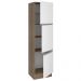 Paneleiro Armário de Cozinha 60 cm 3 Portas Rustic/Branco Glamy Madesa