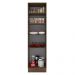 Paneleiro Armário de Cozinha 60 cm 3 Portas Rustic/Cinza Agata Madesa