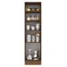 Paneleiro Armário de Cozinha 60 cm 3 Portas Rustic/Crema Agata Madesa