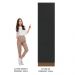 Paneleiro Armário de Cozinha 60 cm 3 Portas Rustic/Preto Agata Madesa
