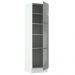 Paneleiro Madesa Lux 60 cm 3 Portas - Branco/Cinza