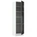 Paneleiro Madesa Lux 60 cm 3 Portas - Branco/Preto