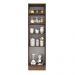 Paneleiro Madesa Lux 60 cm 3 Portas - Rustic/Branco Veludo