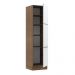 Paneleiro Madesa Lux 60 cm 3 Portas - Rustic/Branco Veludo