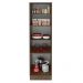 Paneleiro Madesa Lux 60 cm 3 Portas - Rustic/Cinza
