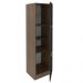 Paneleiro Madesa Lux 60 cm 3 Portas - Rustic/Preto