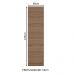 Paneleiro Madesa Stella 60 cm 3 Portas - Rustic