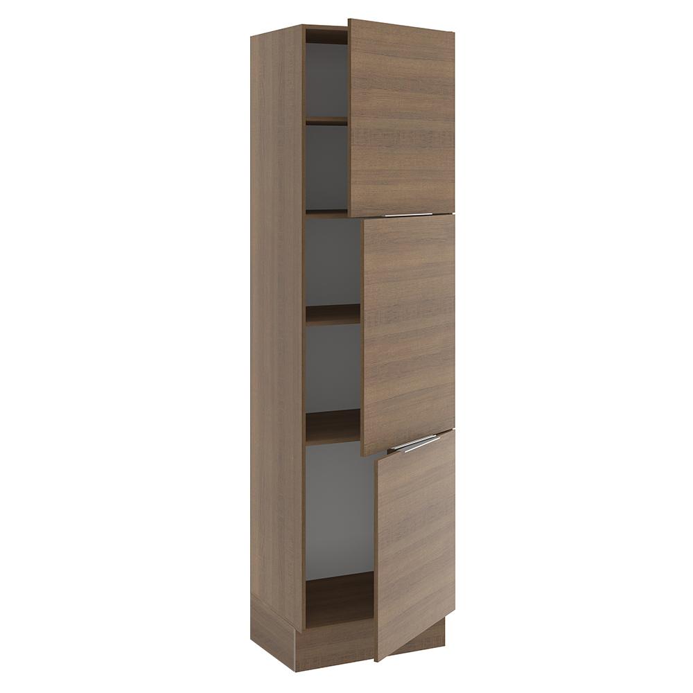 Paneleiro Madesa Stella 60 cm 3 Portas - Rustic