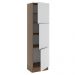 Paneleiro Madesa Stella 60 cm 3 Portas - Rustic/Branco