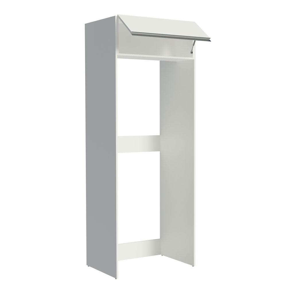 Porta Geladeira 1 Porta Basculante Branco Glamy Madesa