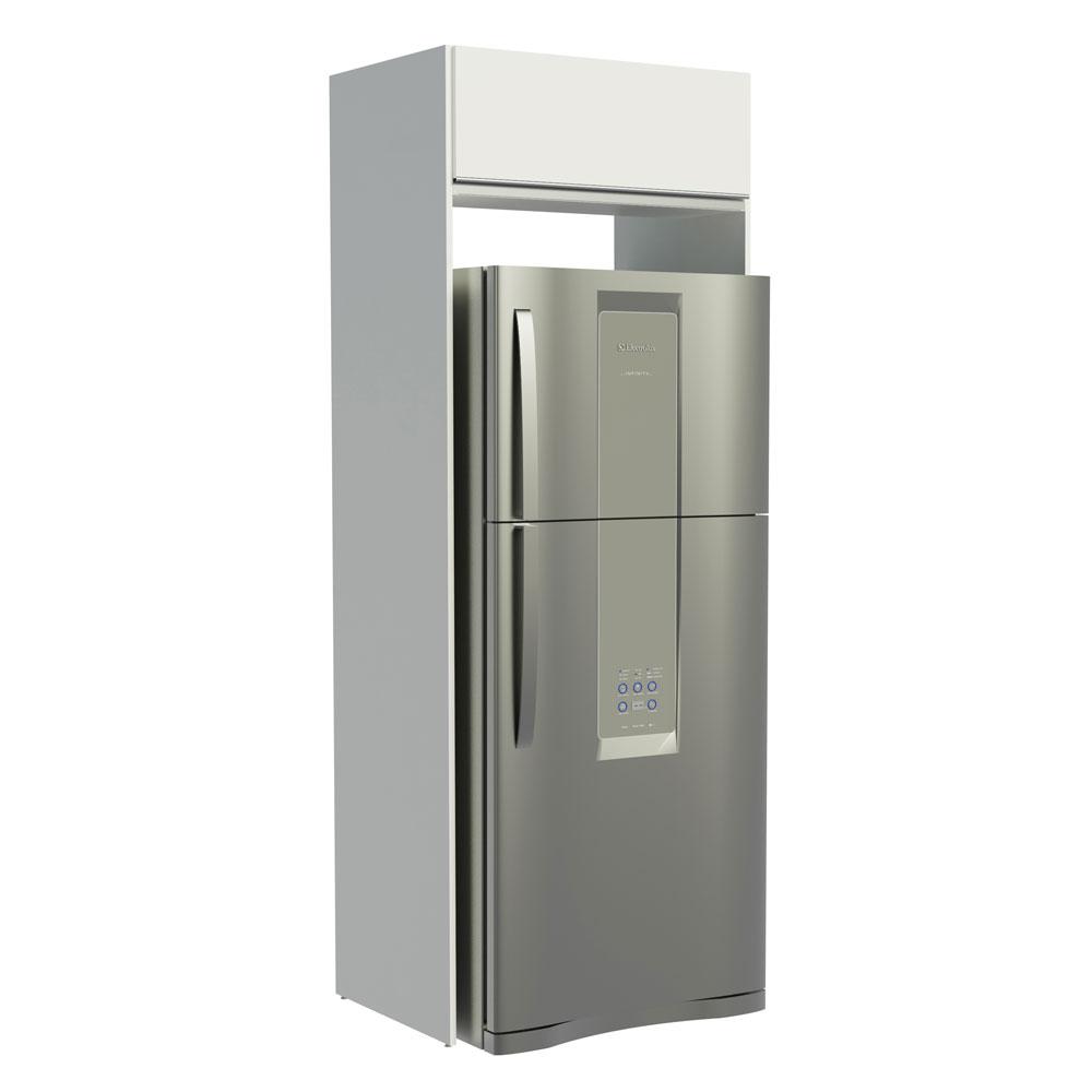 Porta Geladeira 1 Porta Basculante Branco Glamy Madesa