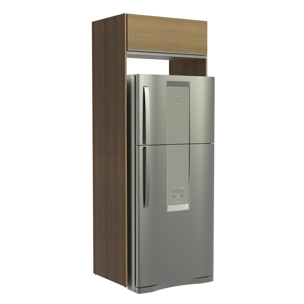 Porta Geladeira 1 Porta Basculante Rustic Glamy Madesa