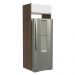 Porta Geladeira 1 Porta Basculante Rustic/Branco Glamy Madesa
