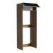 Porta Geladeira 1 Porta Basculante Rustic/Preto Glamy Madesa