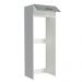 Porta Geladeira Armário de Cozinha 1 Porta Basculante Branco/Cinza Agata Madesa