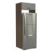 Porta Geladeira Armário de Cozinha 1 Porta Basculante Rustic/Cinza Agata Madesa