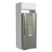 Porta-Geladeira Madesa Lux 1 Porta Basculante - Branco/Branco Veludo