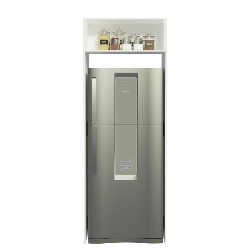 Porta Geladeira Madesa Lux 1 Porta Basculante - Branco/Cinza