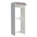 Porta Geladeira Madesa Lux 1 Porta Basculante - Branco/Cinza