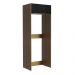 Porta Geladeira Madesa Lux 1 Porta Basculante - Rustic/Preto