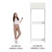 Porta Geladeira Madesa Stella 1 Porta Basculante - Branco