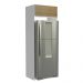 Porta Geladeira Madesa Stella 1 Porta Basculante - Branco/Rustic
