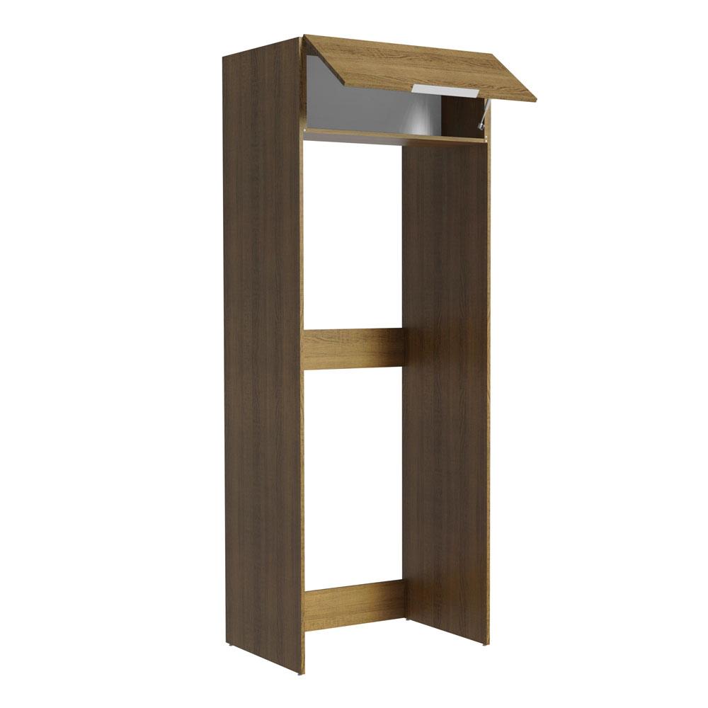 Porta Geladeira Madesa Stella 1 Porta Basculante - Rustic
