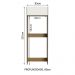 Porta Geladeira Madesa Stella 1 Porta Basculante - Rustic/Branco