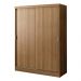 Quarto Completo com Guarda Roupa Luke e Cabeceira com 2 Mesas Laterais Madesa - Rustic