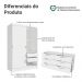 Quarto Infantil Completo Guarda-Roupa 2 Portas 2 Gavetas e Cômoda Madesa​
