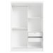 Quarto Infantil Completo Guarda-Roupa 2 Portas 2 Gavetas e Cômoda Madesa​