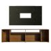 Rack Madesa Cancun e Painel para TV até 58 Polegadas - Rustic/Preto 5Z8N