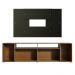 Rack Madesa Cancun e Painel para TV até 58 Polegadas - Rustic/Preto 7K8N