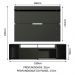 Rack Madesa Cancun e Painel para TV até 65 Polegadas - Preto