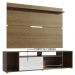Rack Madesa Cancun e Painel para TV até 65 Polegadas - Rustic/Rustic/Branco